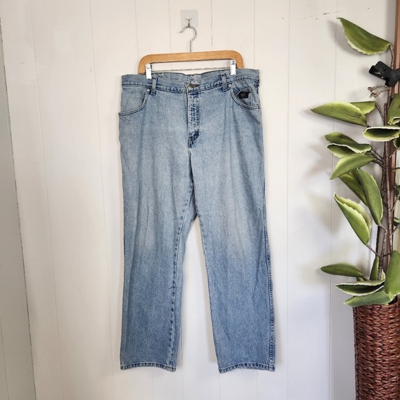Vintage Denim - Vintage Harley Davidson Jeans 90s High Waisted Rise 100% Cotton Straight Leg